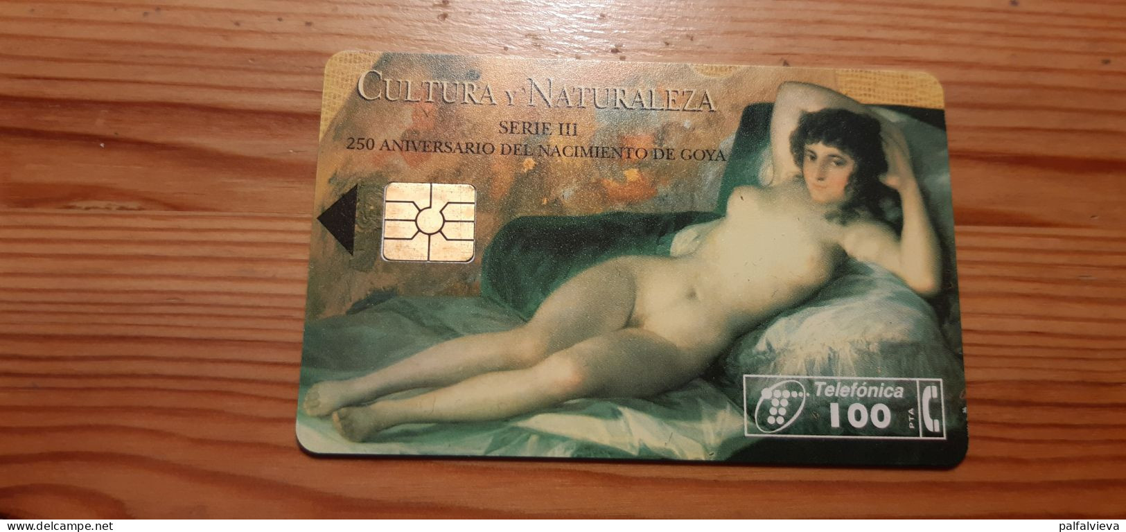 Phonecard Spain - Cultura Naturaleza, Painting, Woman, Money, Coin 9.100 Ex. - Private Issues