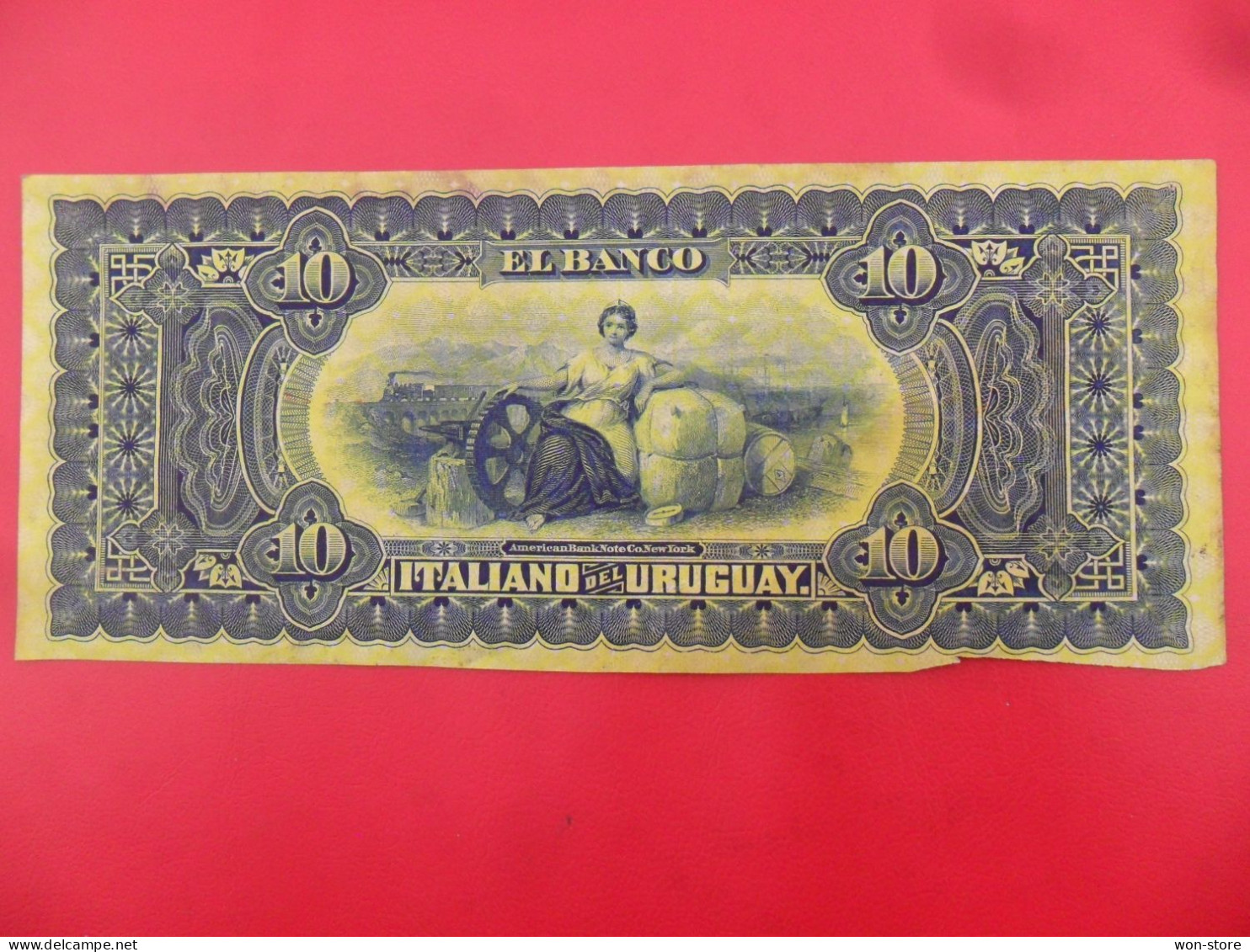 7667 - Uruguay 10 Pesos 1887 - S-212a.1 - Uruguay