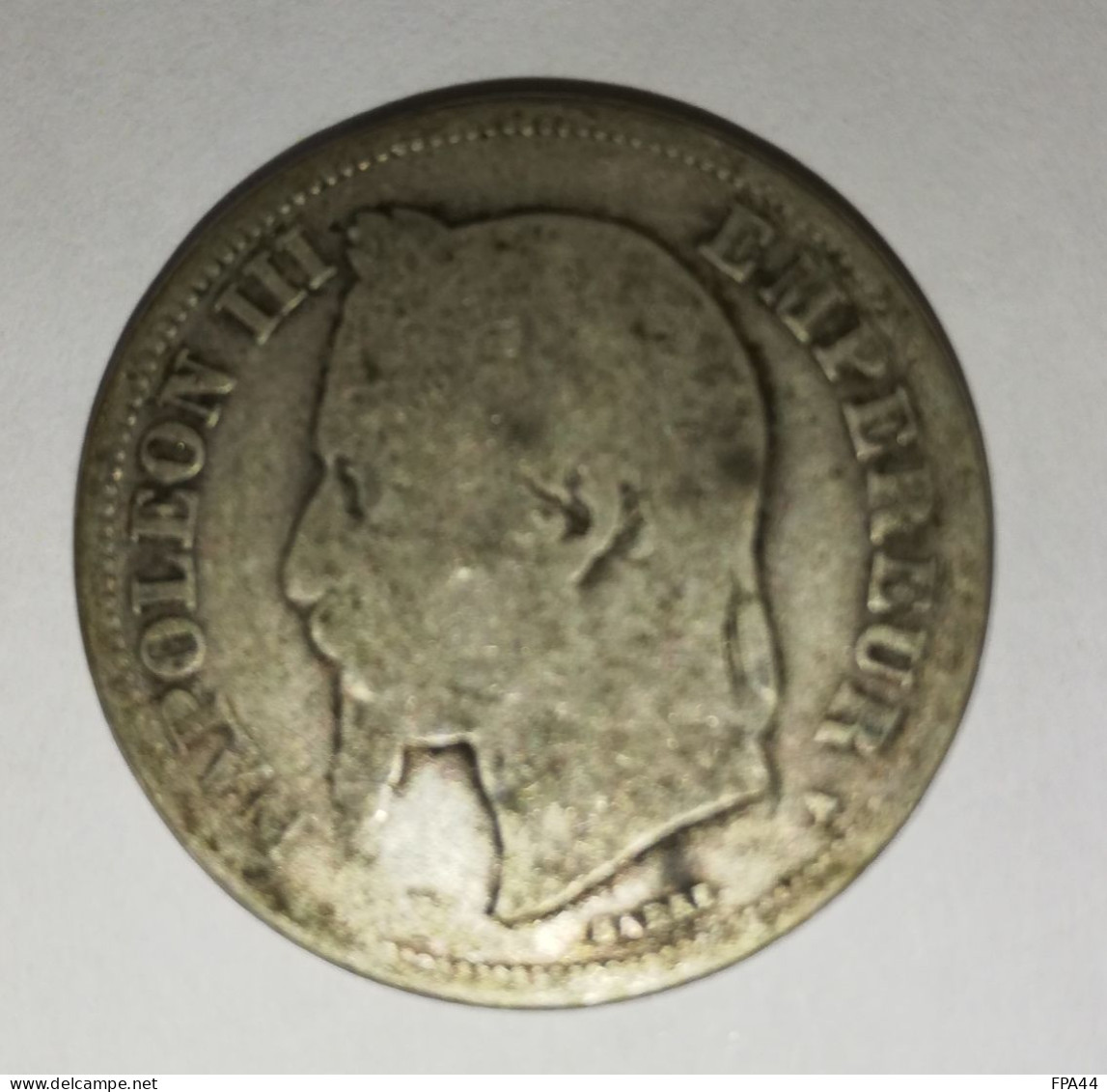 2 Francs EMPEREUR NAPOLÉON III  1868  Argent  BARRE - 2 Francs