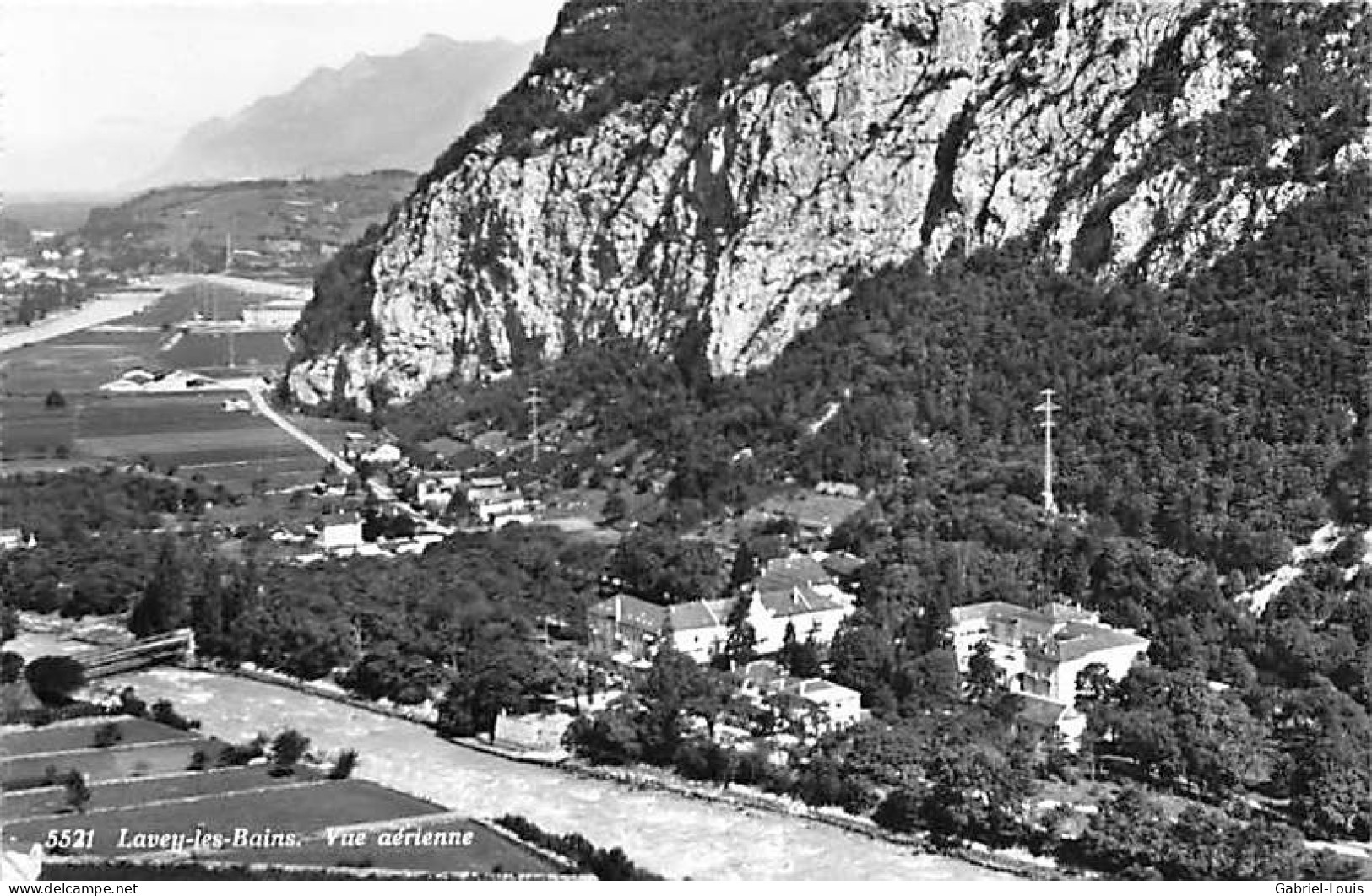 Lavey-les-Bains Vue Aérienne - Lavey