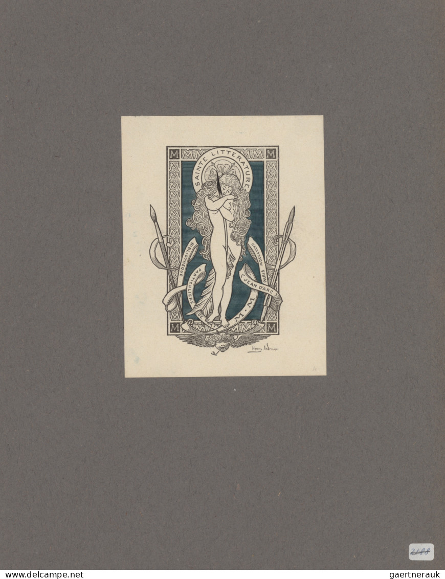 Varia (im Briefmarkenkatalog): 1893/1921, Ex Libris, Sammlung Von Ca. 126 Stück - Otros & Sin Clasificación