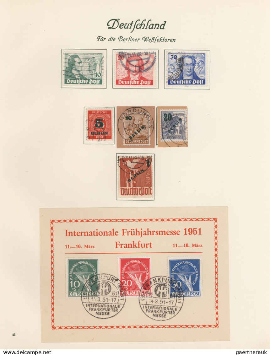 Nachlässe: 1945/1975 Ca., Deutschland Nach 1945 Nachlass In Borek Alben Mit DDR - Lots & Kiloware (mixtures) - Min. 1000 Stamps