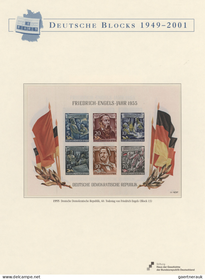 Deutschland: 1949/2001, Sammlung Aller Postfrischen Blocks Der Bundesrepublik, B - Collections