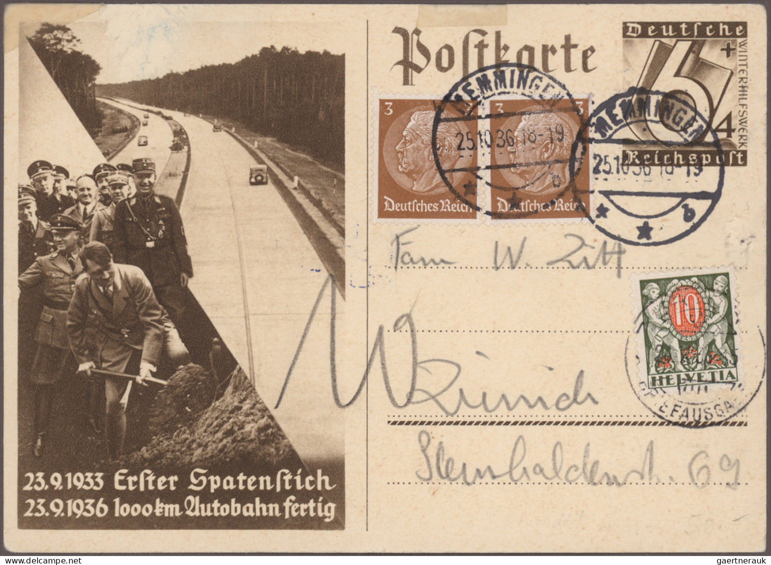 Altdeutschland Und Deutsches Reich: 1852/1944, Sammlung Von Ca. 180 Briefen Und - Collections