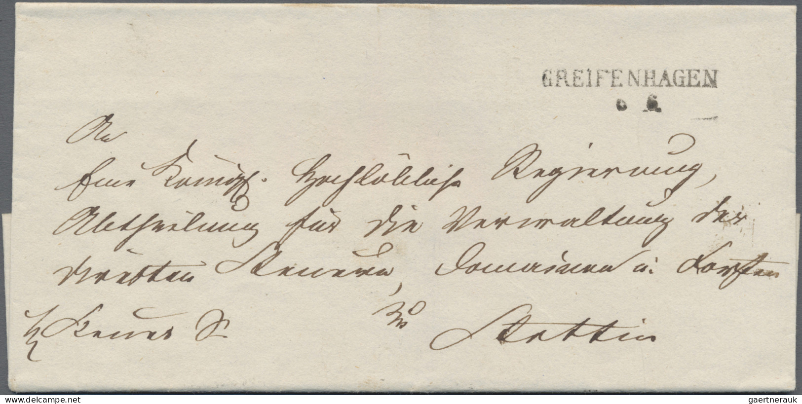 Preußen - Vorphilatelie: 1830/1870 (ca.), Partie Von 62 Markenlosen Briefen In N - Prephilately