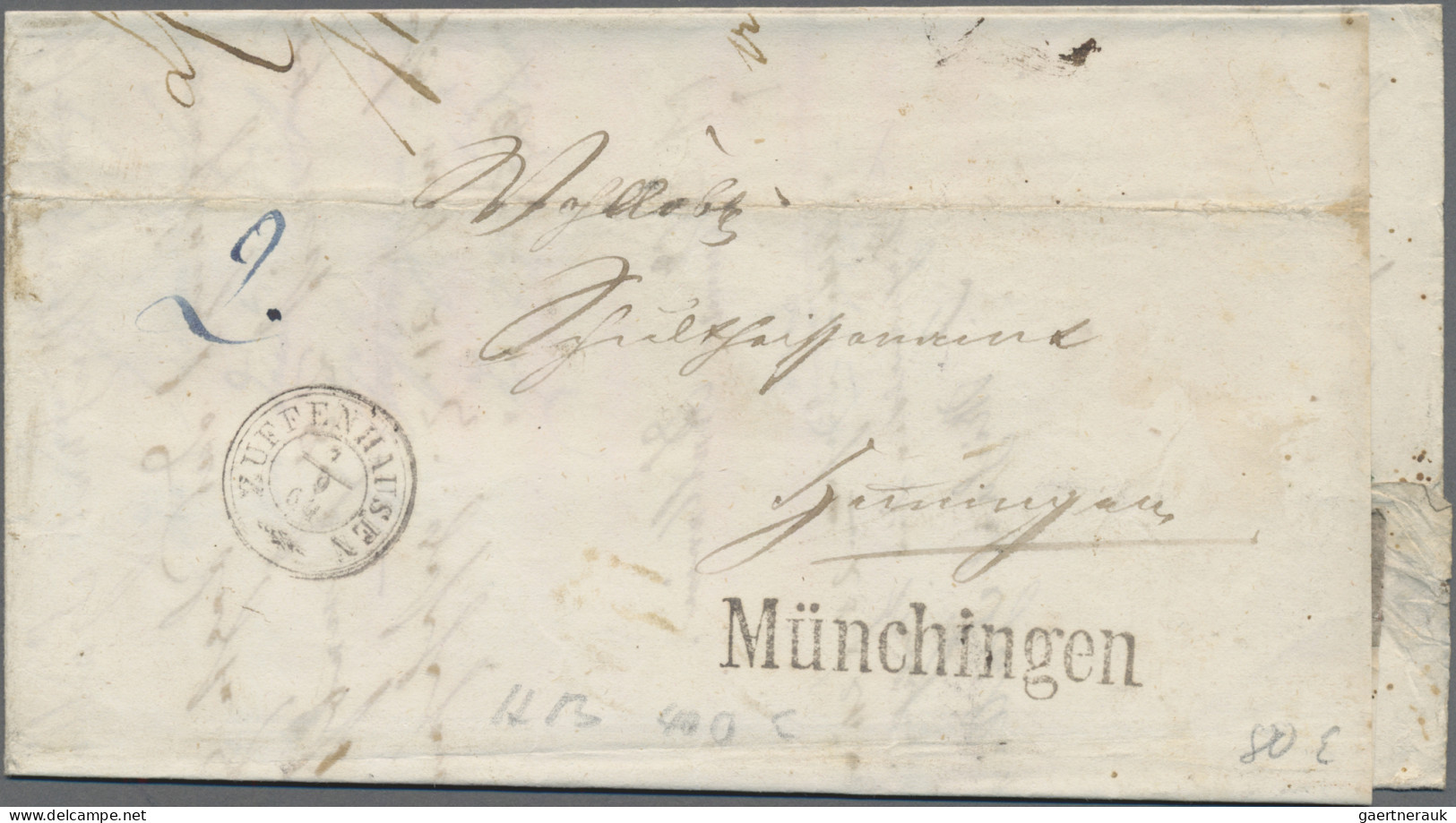 Württemberg - Postablagen: 1863/1882, Sammlung Mit über 60 Sauberen Meist Dienst - Autres & Non Classés