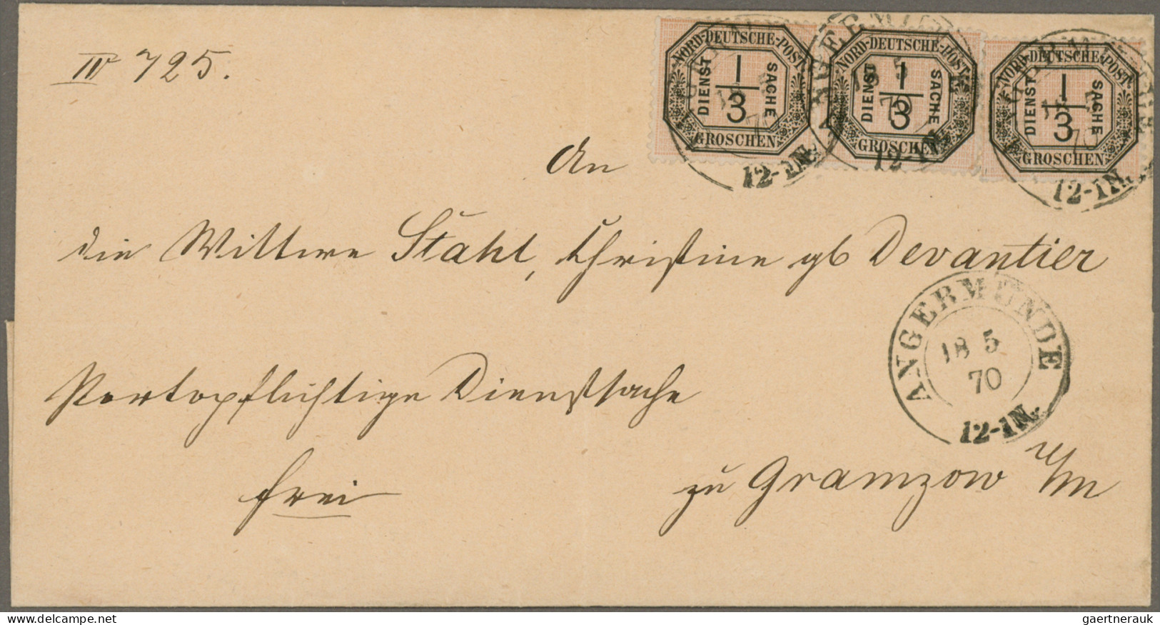 Norddeutscher Bund - Dienstmarken: 1870, Schöne Sammlung Der Dienstmarken, Dabei - Other & Unclassified