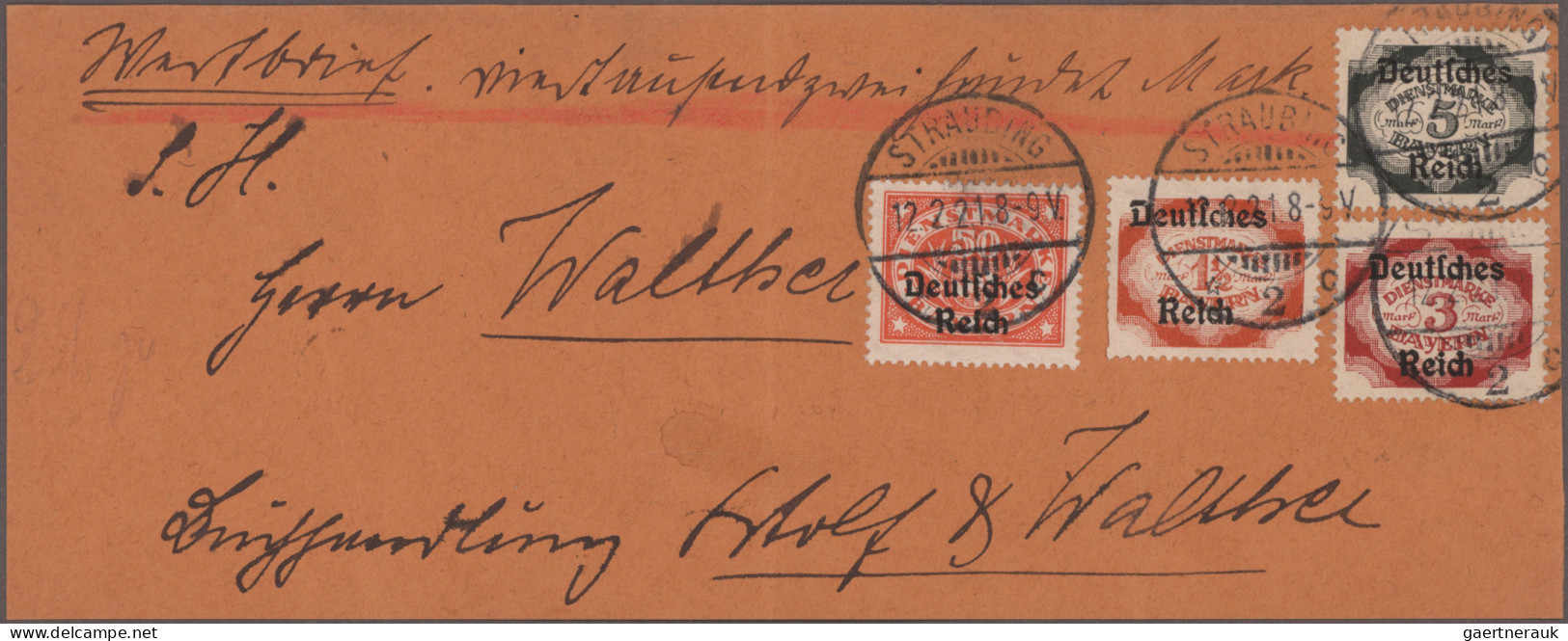 Deutsches Reich: 1872/1945, Sammlung In 4 Vordruckalben, Gestempelt Und Postfris - Collections