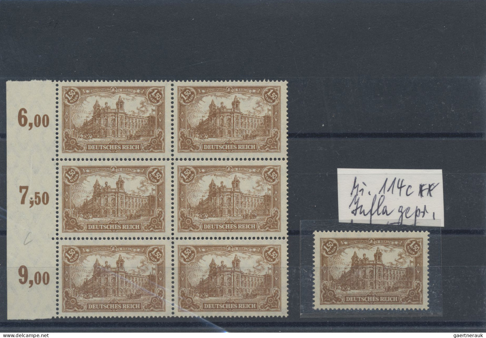 Deutsches Reich: 1900/1942 (ca.), Zumeist Postfrischer Dublettenposten In Tüten - Colecciones