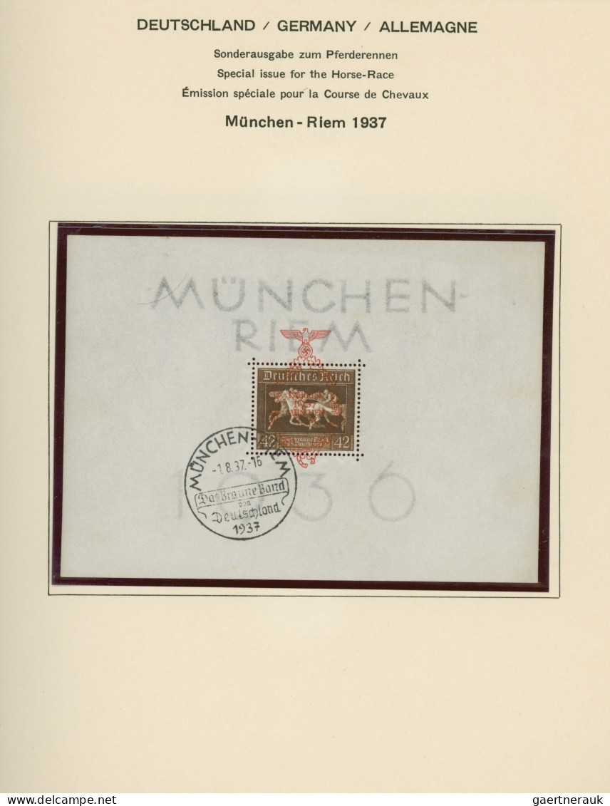 Deutsches Reich: 1872/1945, gestempelte Sammlung von Brustschilde bis III.Reich