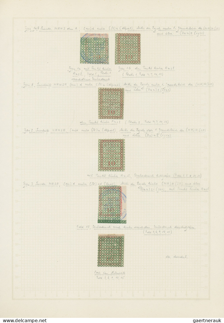 Deutsches Reich - Privatpost (Stadtpost): 1886/1900 "Danzig - Privatpost": Umfan - Privatpost