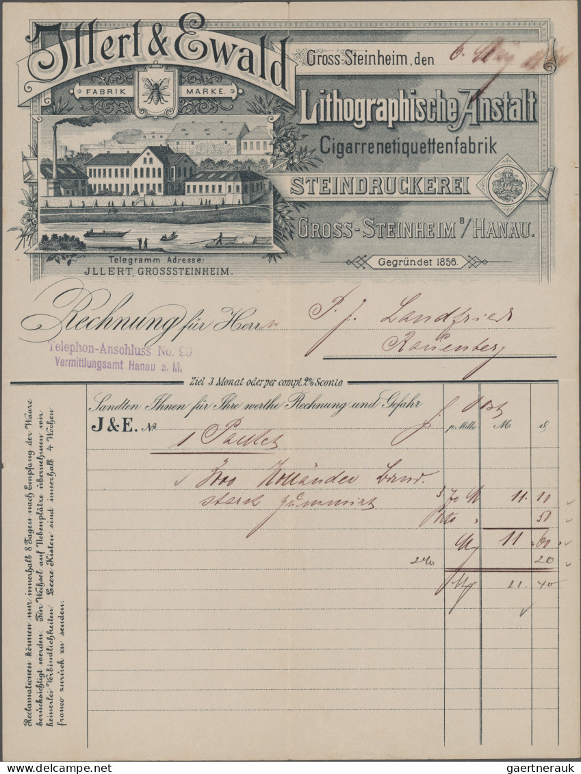 Deutsches Reich - Besonderheiten: 1870/1900 (ca.), Bestand Von Ca. 700 Briefböge - Sonstige & Ohne Zuordnung