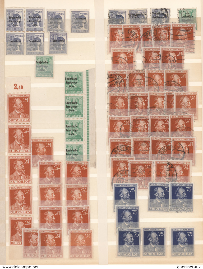 Deutschland ab 1945 - Gebühr Bezahlt: 1945/1948, SBZ und Kontrollrat+Bizone, rei