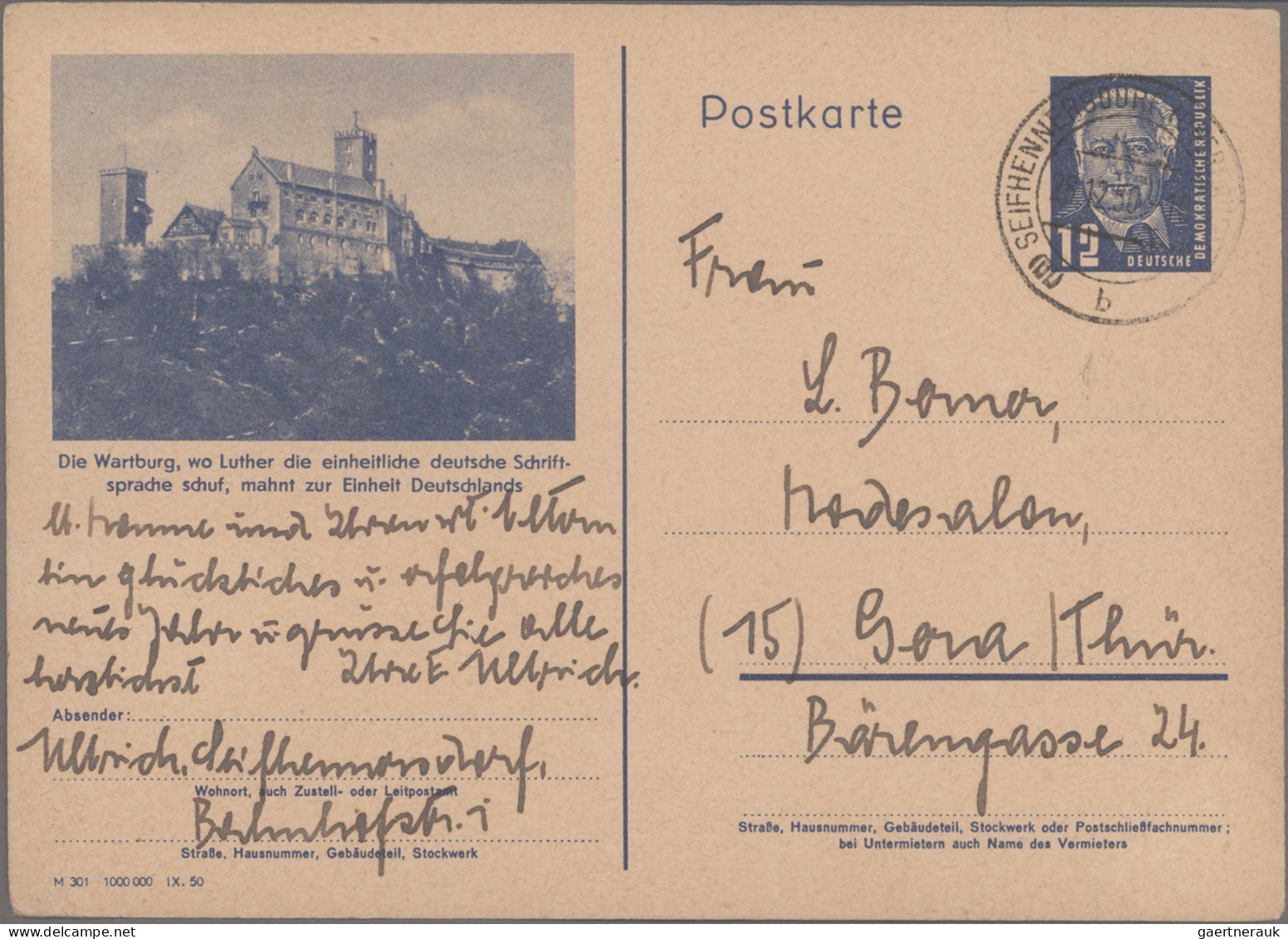 DDR: 1945/1990, Reichhaltiger, Meist Gestempelter Posten In 30 (großen Und Klein - Collections