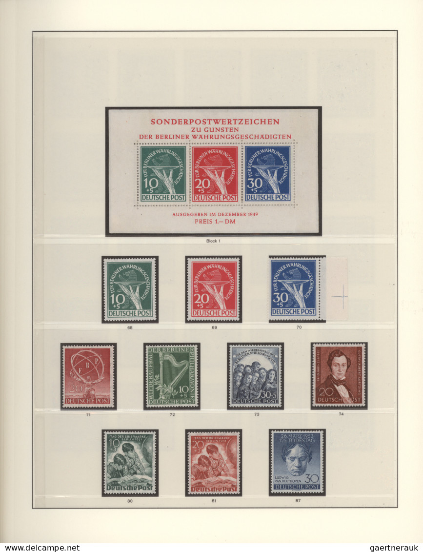 Berlin: 1948/1990, Augenscheinlich Komplette Sammlung In Postfrischer Erhaltung - Unused Stamps