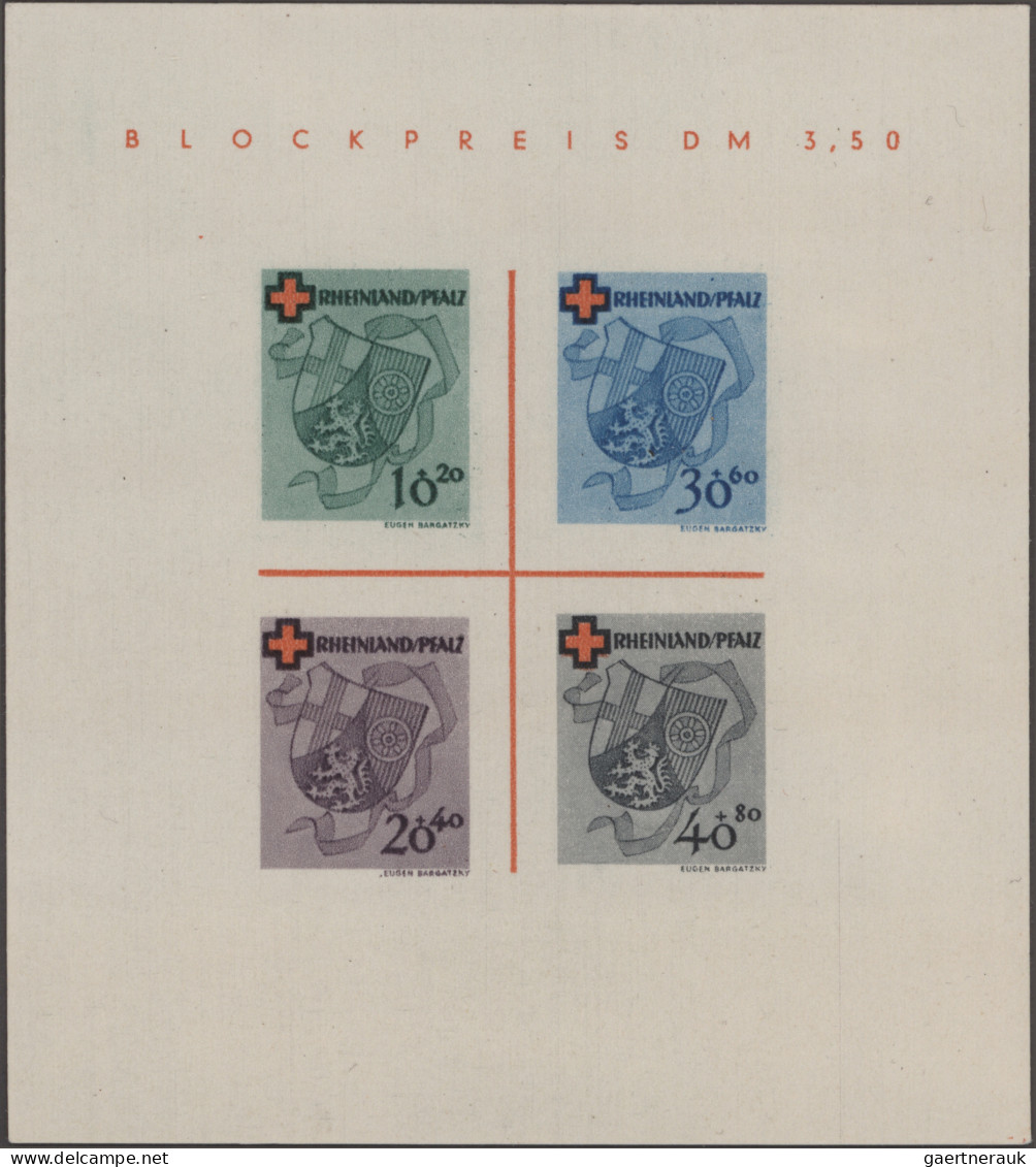 Französische Zone: 1945/1949, Sammlung Baden, Rheinland-Pfalz Und Württemberg Vi - Andere & Zonder Classificatie
