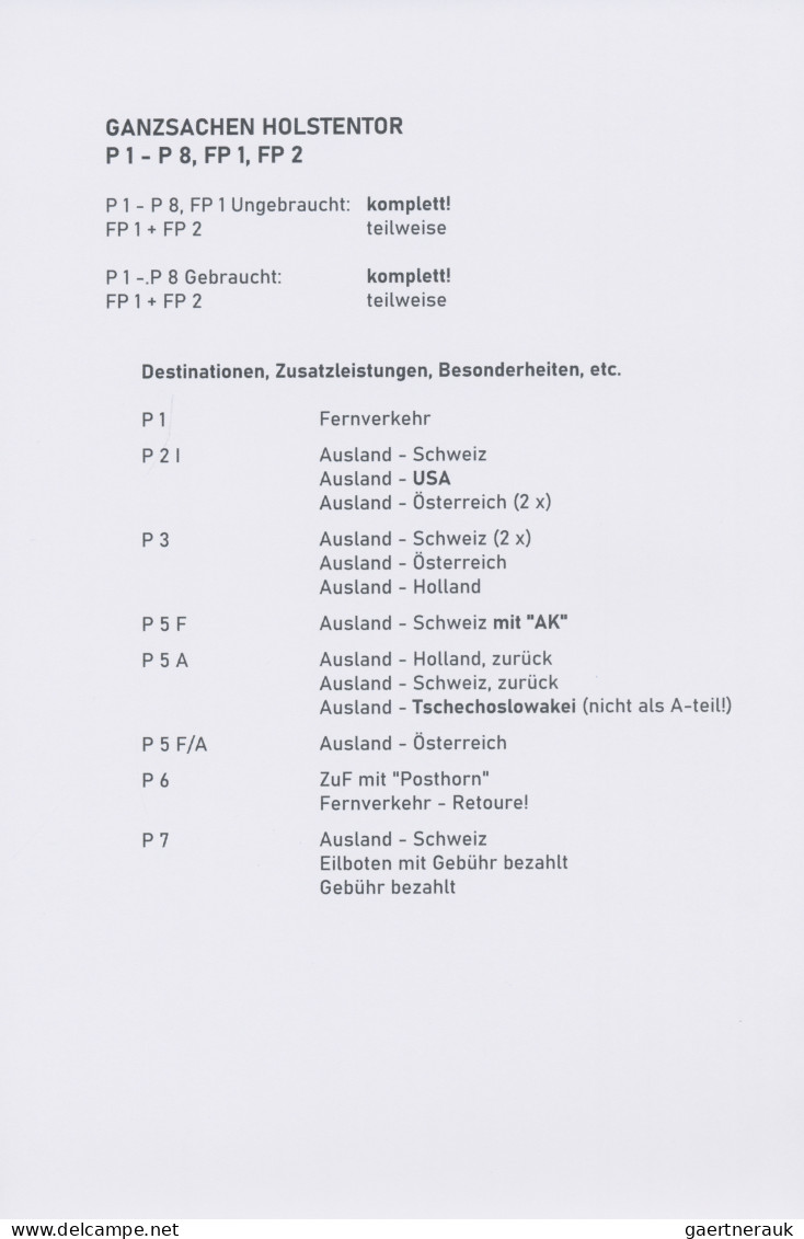 Bizone - Ganzsachen: 1945/1950, Umfangreiche Sammlung Ungebrauchter Und Gebrauch - Otros & Sin Clasificación