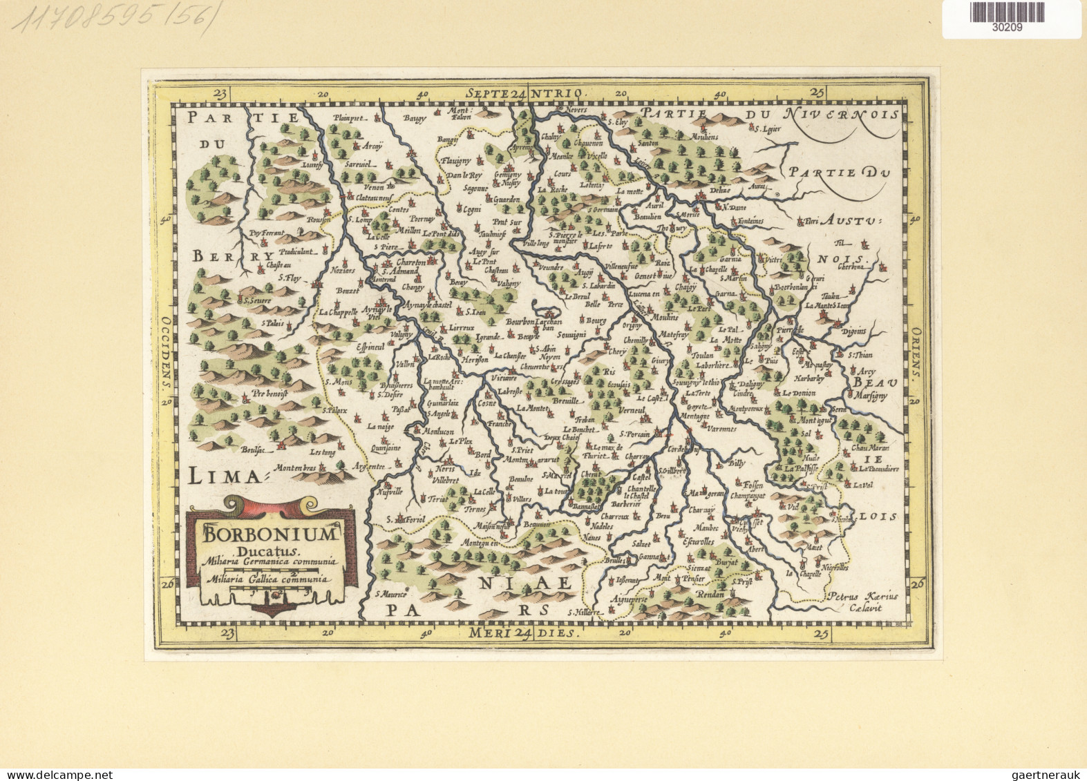 Landkarten und Stiche: 1580/1820 (ca). Bestand von über 130 alten Landkarten, me