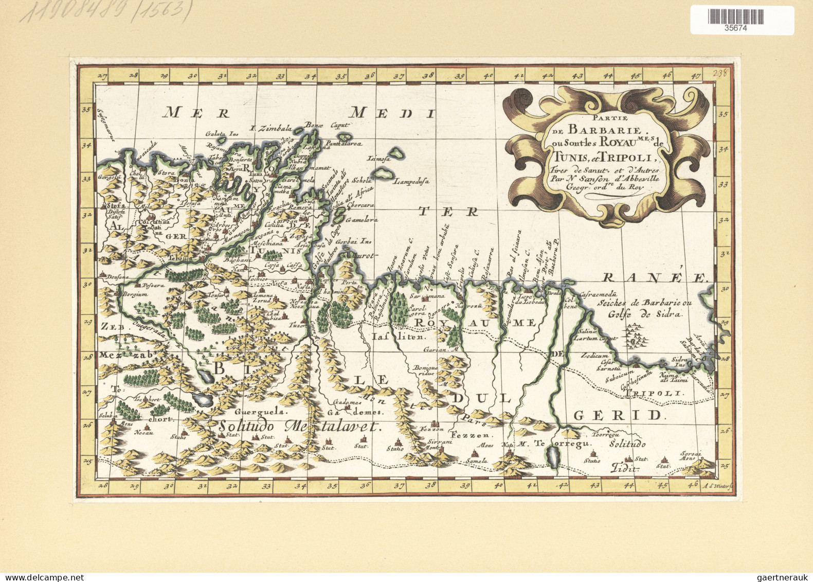 Landkarten und Stiche: 1580/1820 (ca). Bestand von über 130 alten Landkarten, me