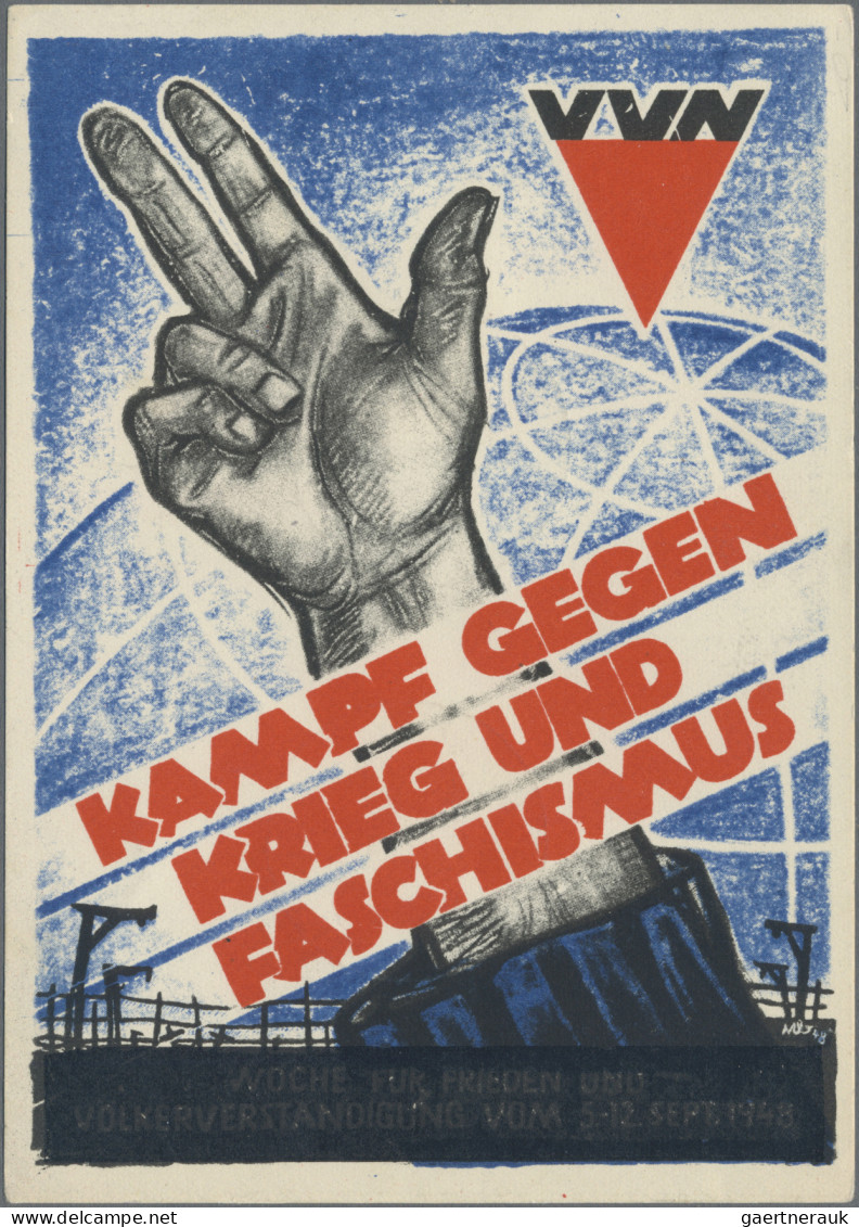 Ansichtskarten: Deutschland: EREIGNIS- und SONDERPOSTKARTEN OSTDEUTSCHLAND, 1945