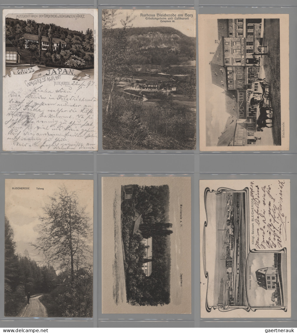 Ansichtskarten: Thüringen: BLEICHERODE, 1895/1950 Ca., Gehaltvolle Sammlung Mit - Sonstige & Ohne Zuordnung
