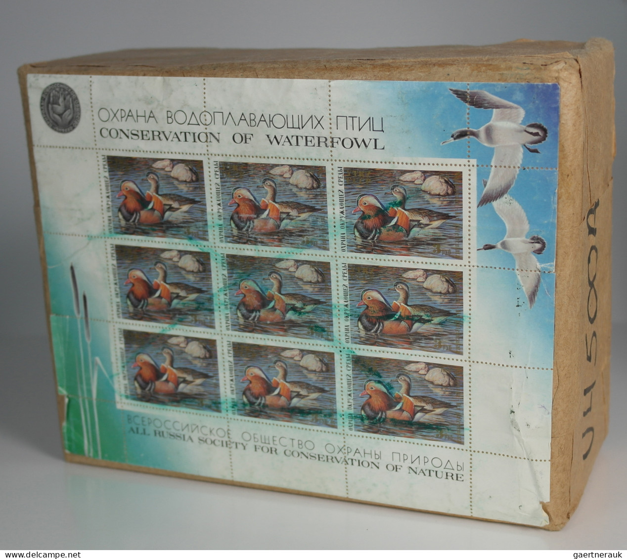 Russia: 1989, 3 R. Waterfowl Duck Stamp (the First Issue) MNH, Issued By "All Ru - Ungebraucht