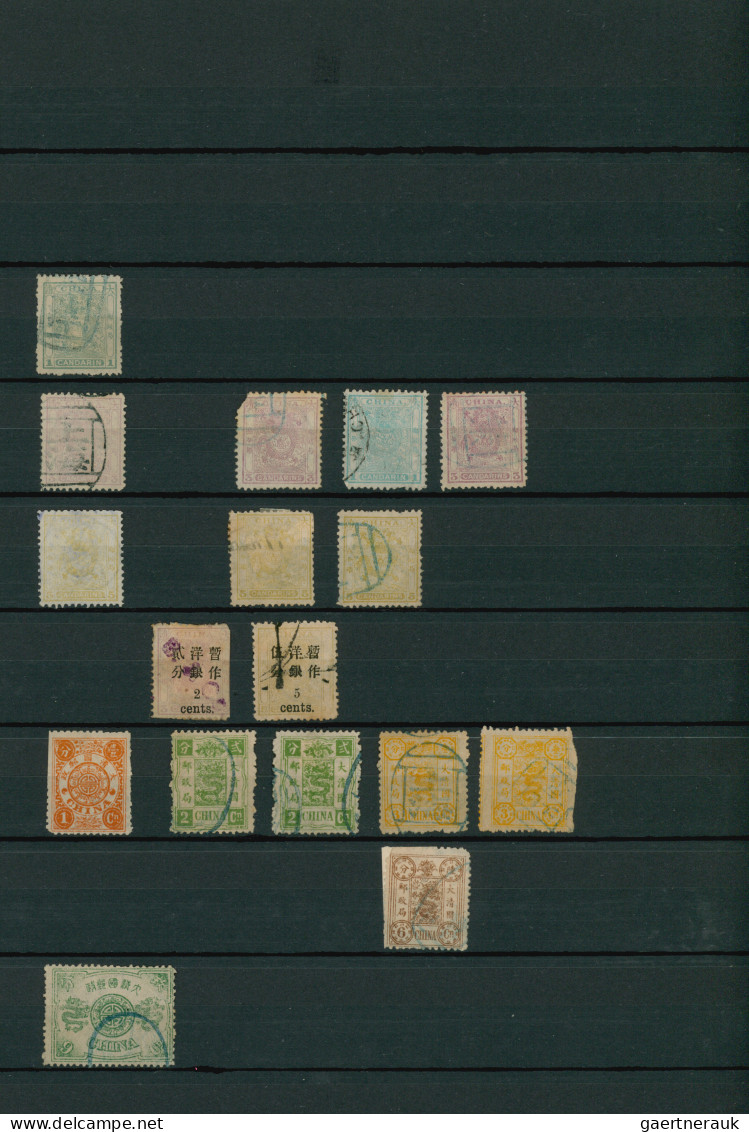 China: 1885/1949 (approx.), Collection In Thick Stockbook, Starting From Custom - 1912-1949 República