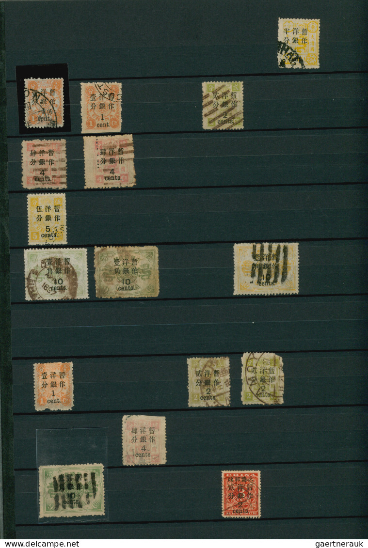 China: 1885/1949 (approx.), Collection In Thick Stockbook, Starting From Custom - 1912-1949 Republik