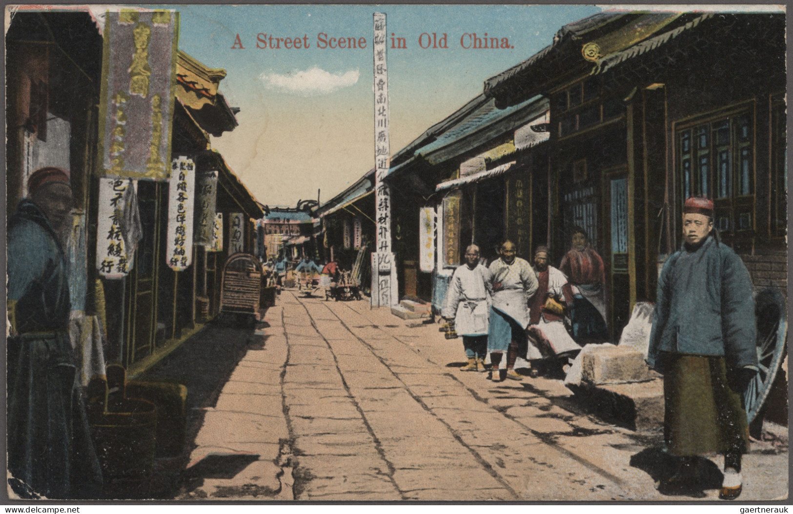 China: 1900/1925 (ca.), group of picture postcards (30), unused, cto used and re