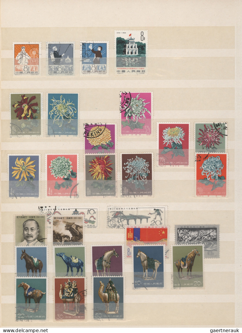 China (PRC): 1949/1983, Stockbook With Mostly Commemorative Issues, Including Co - Autres & Non Classés