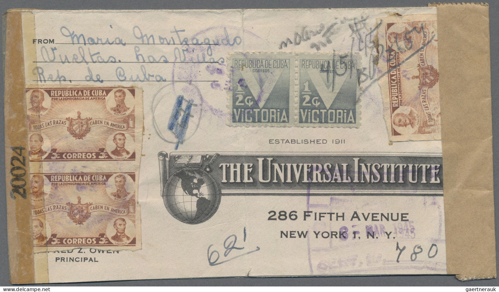 Cuba: 1899/1959, Assortment Of Apprx. 66 Covers/cards/used+unused Stationeries, - Other & Unclassified