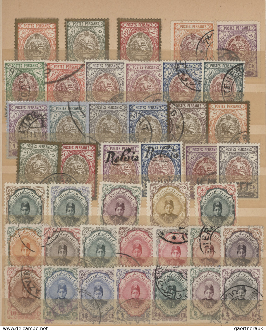 Iran: 1870/1962, used and mint collection in a Farabaksh album, well collected f