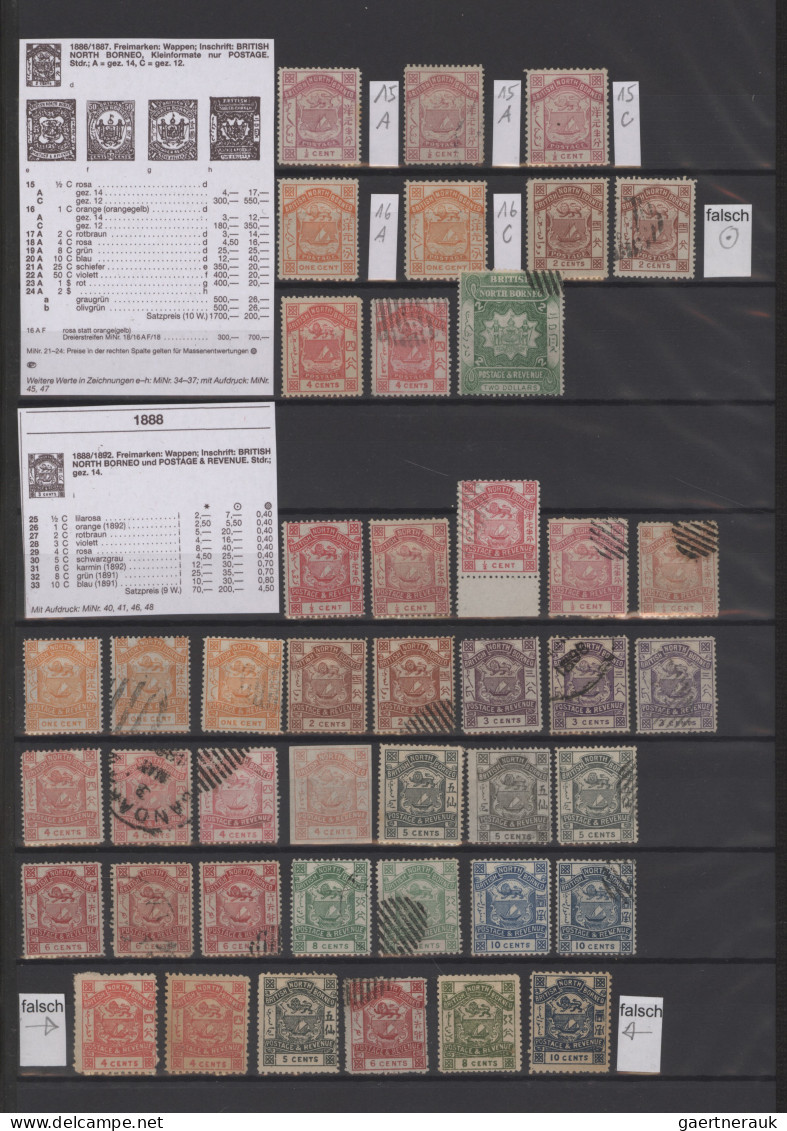 Malayan States: 1867/1900 ca.: Collection of about 600 mint and used stamps from