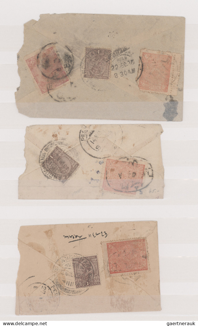 Afghanistan: 1926/1927, Assortment Of 25 Covers Bearing Frankings Of 1921-1927 D - Afghanistan