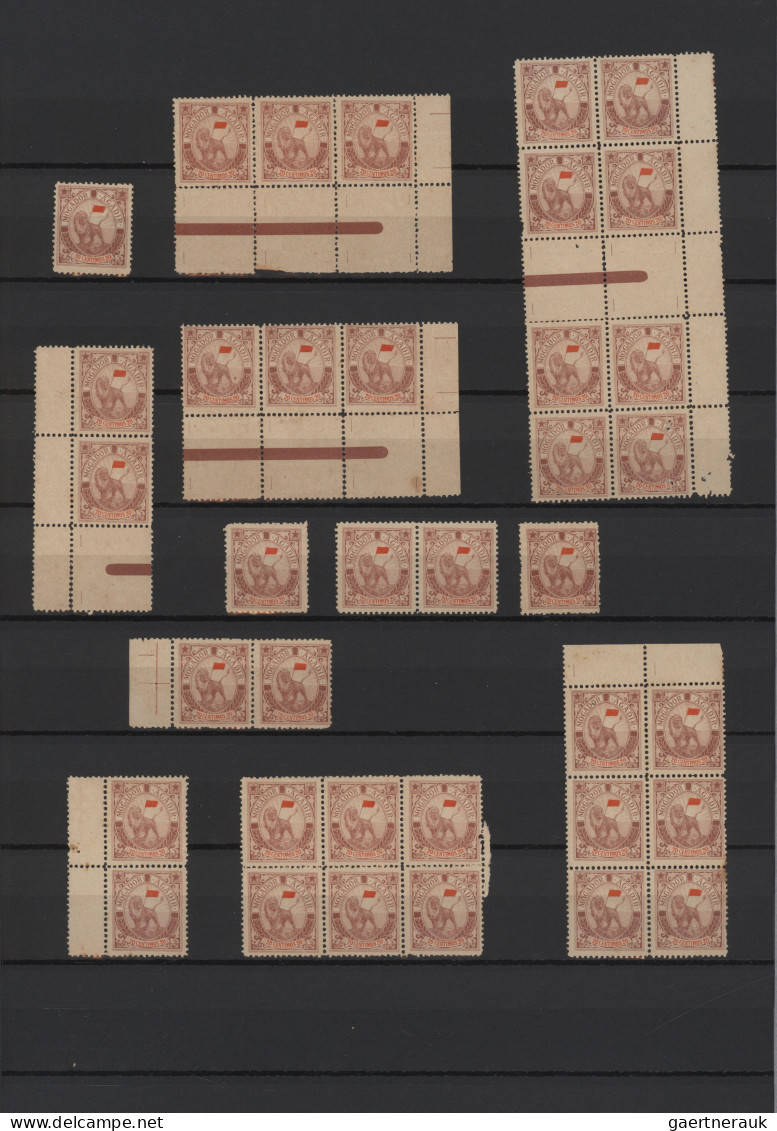 Morocco: 1900 Mogador-Agadir: Collection of about 230 mint stamps of all denomin