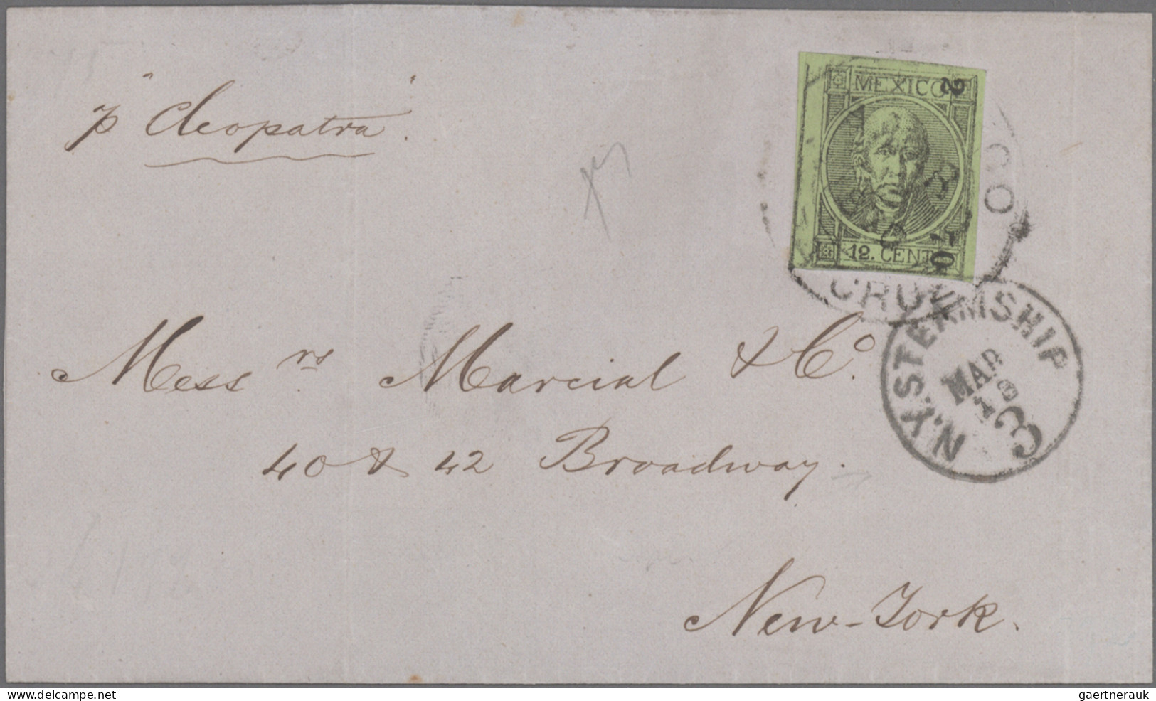 Mexico: 1858/1872, HIDALGO, collection of 26 letters (incl. one shortened letter