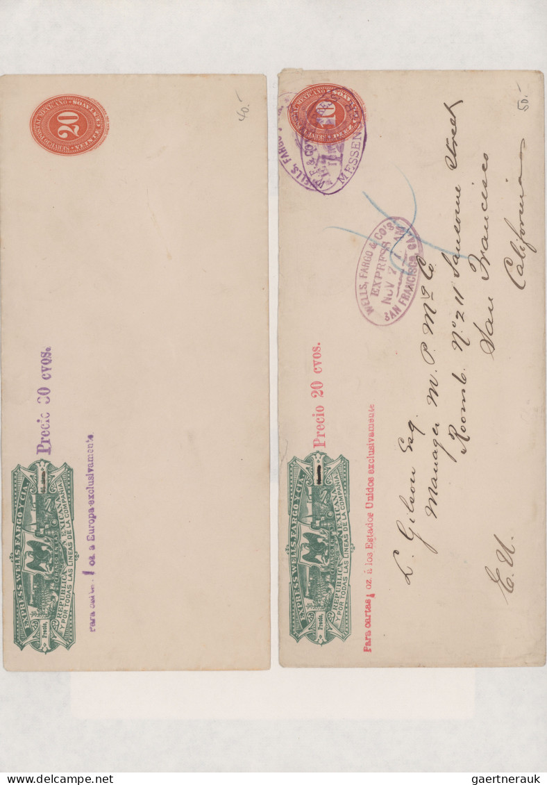 Mexico - Postal Stationary: 1885/1895, Collection Of 16 Used/unused Stationery E - Mexico