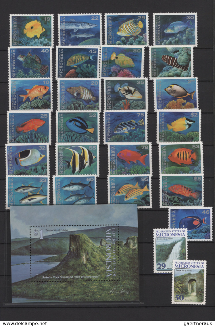Micronesia: 1984/1998, MNH Collection In A Thick Stockbook, Incl. Souvenir Sheet - Mikronesien