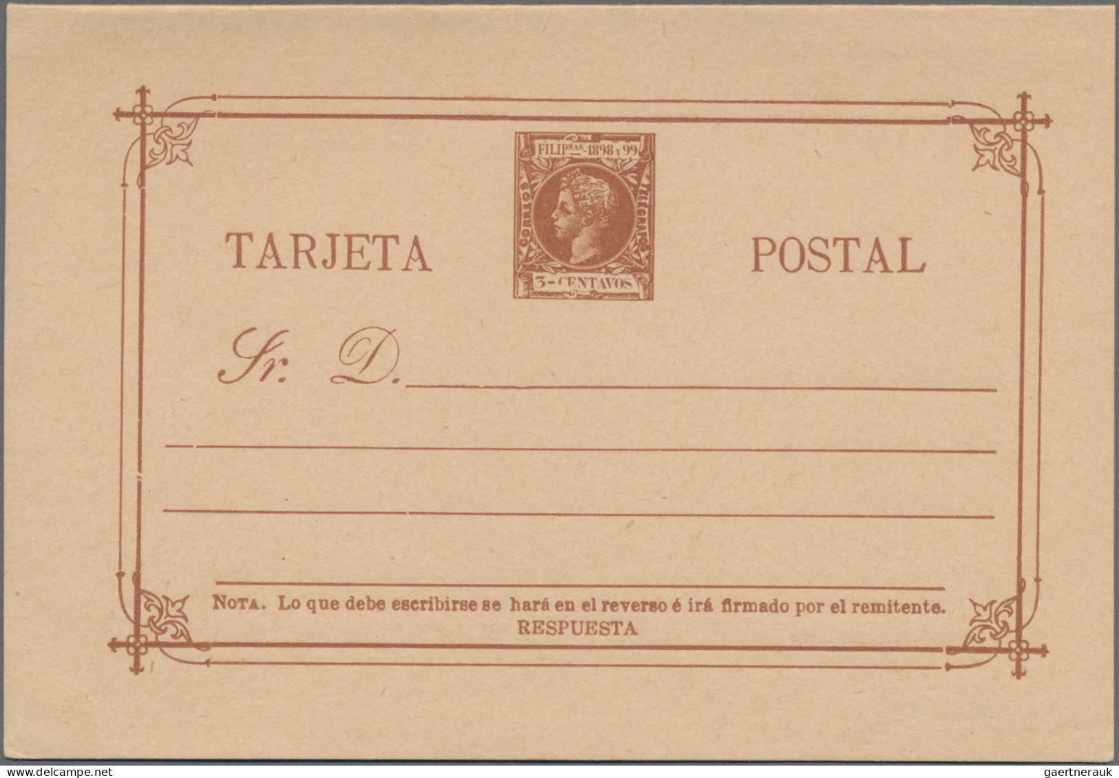 Philippines - Postal Stationery: 1879/1892-99 Collection Of 87 Postal Stationery - Filipinas