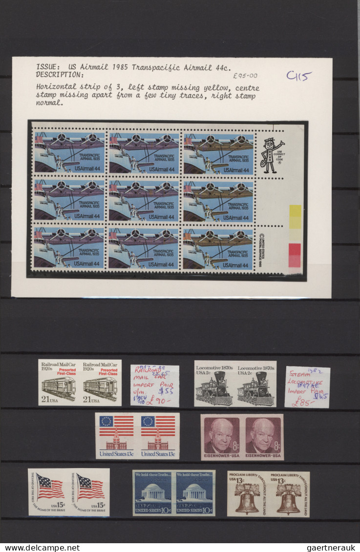 United States: 1969/1990, Assortment Of More Than 40 Varieties And Specialities, - Neufs