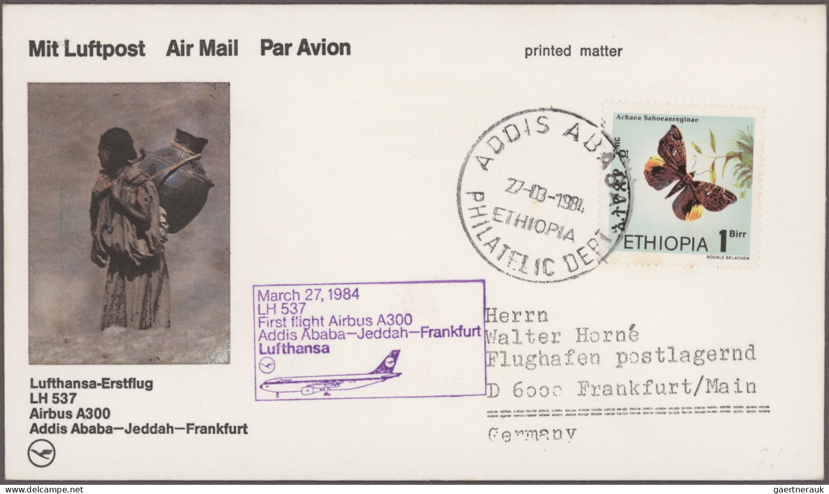 Africa: 1963/1988, balance of apprx. 118 FIRST FLIGHT covers/cards, all Africa-r