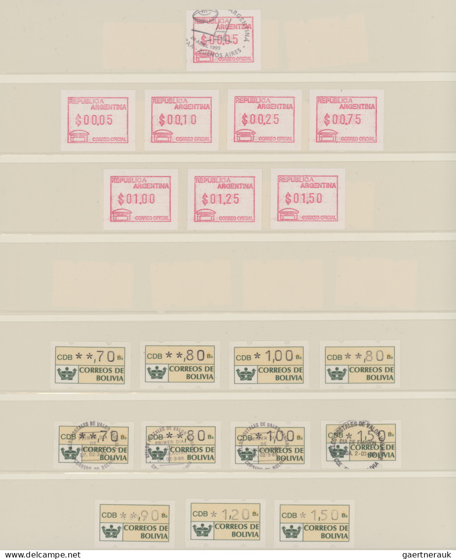 Americas: 1984/2012, MACHINE LABELS, Collection Of Apprx. 270 Labels Plus Some C - Otros - América