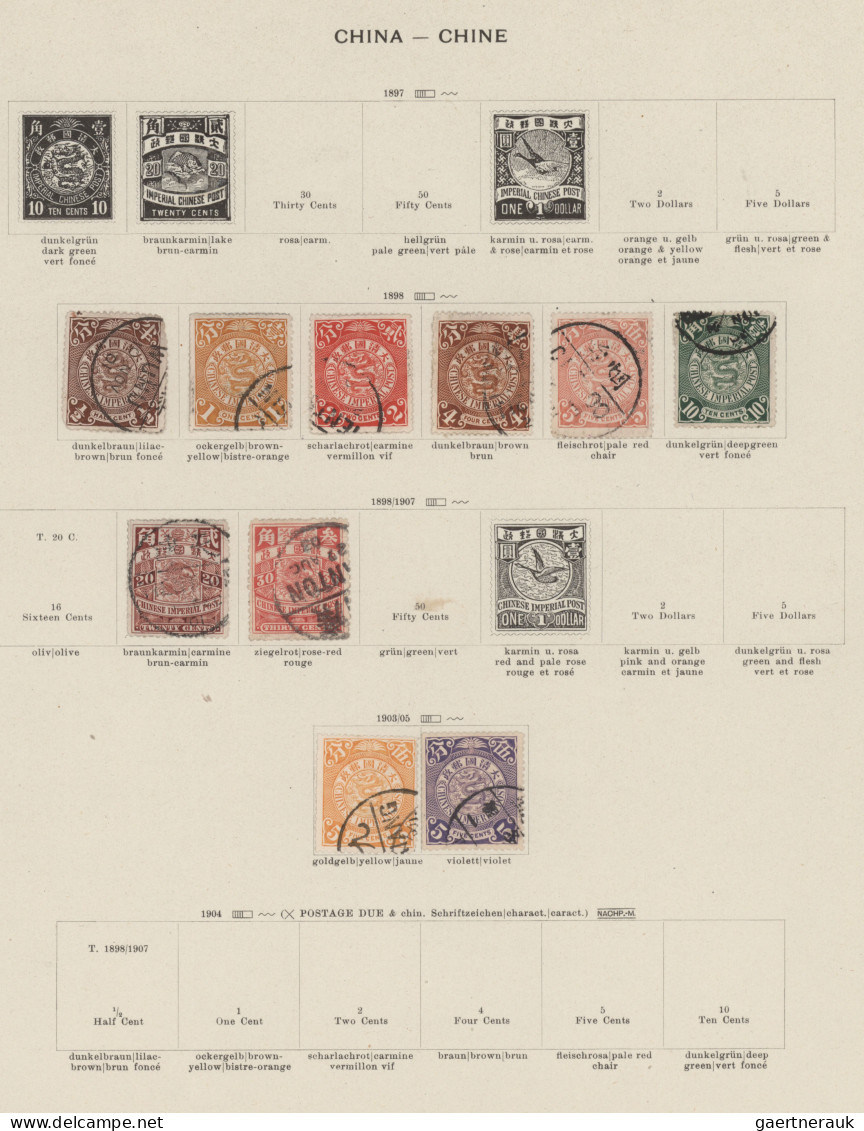 Asia: 1863/1929 (ca.), Asia Stamps From Annam & Tonking ToTrengganu On Preprinte - Autres - Asie