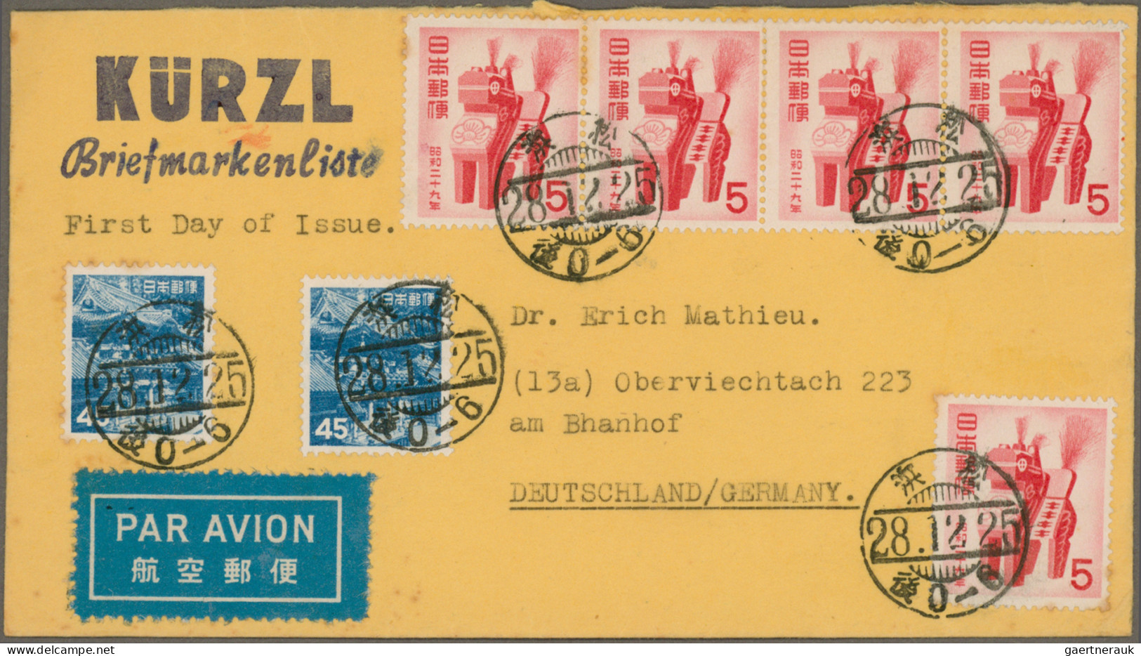 Air Mail: 1918/1970 (ca.), Collection Of 38 Covers/cards, Comprising E.g. Austri - Sonstige & Ohne Zuordnung