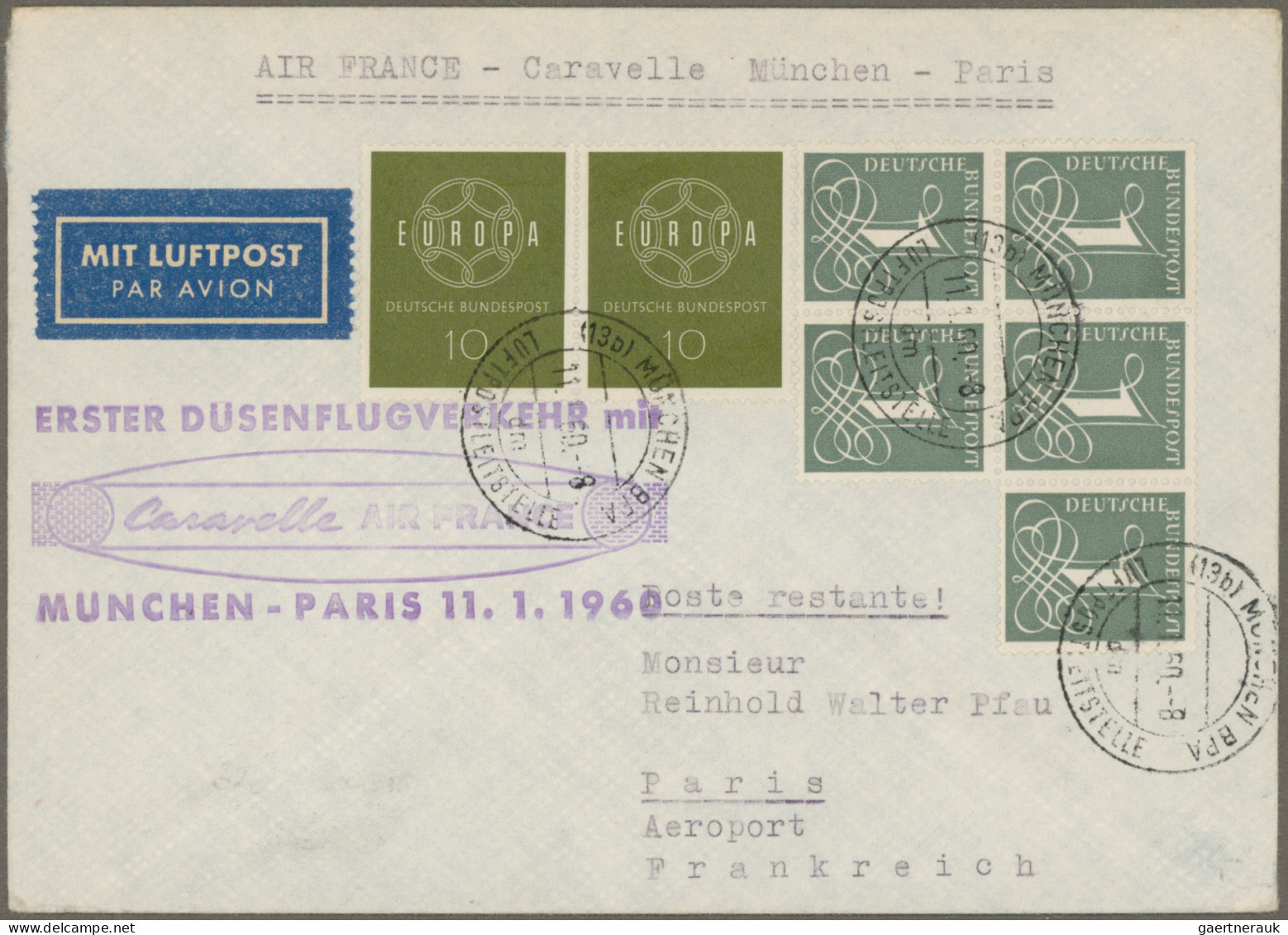 Air Mail: 1932/1969, Assortment Of Apprx. 63 Covers/cards, E.g. 1932 Soviet Unio - Sonstige & Ohne Zuordnung