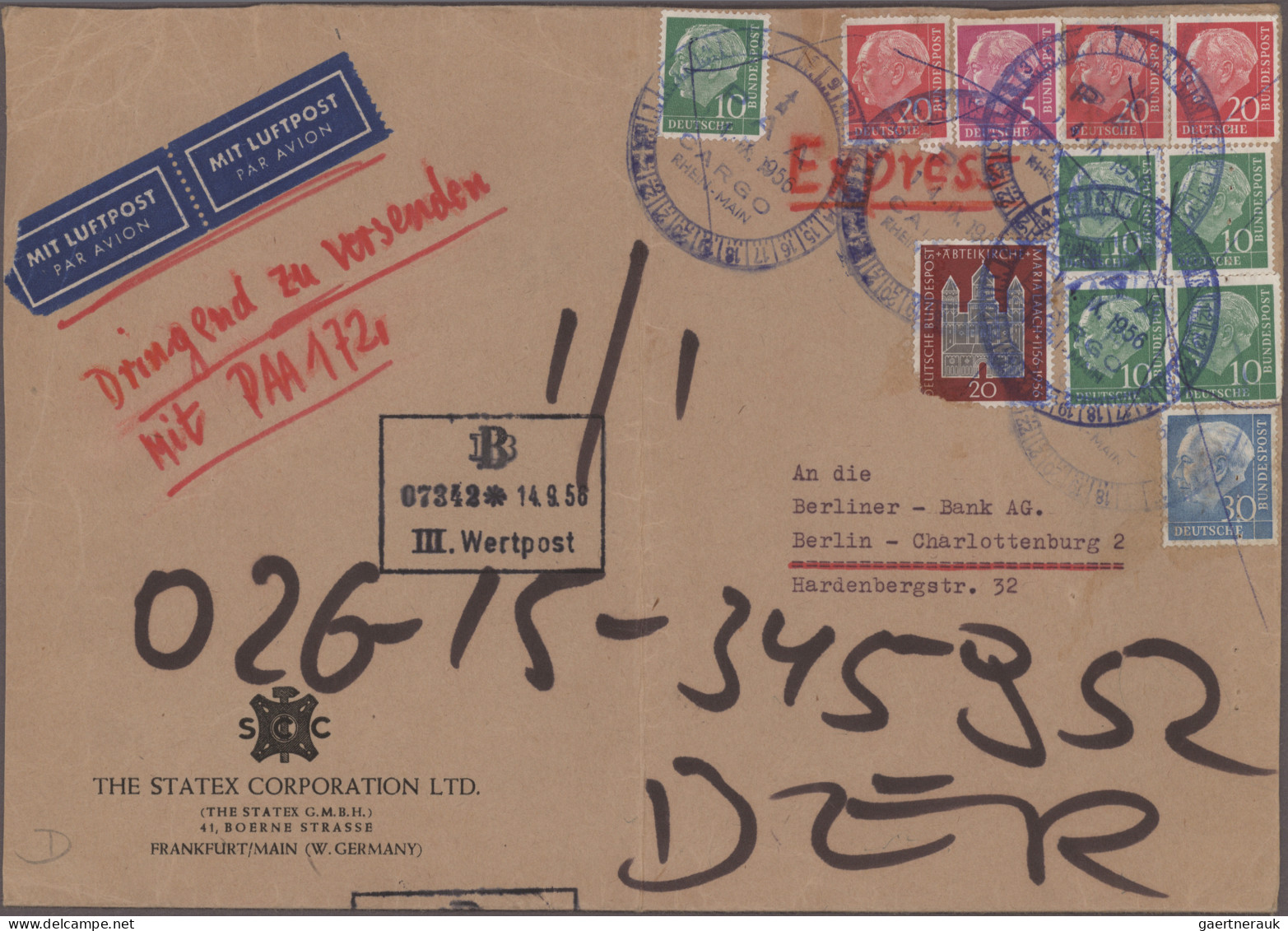 Air Mail: 1935/1986, Balance Of Apprx. 155 Airmail Covers/cards Worldwide With C - Sonstige & Ohne Zuordnung