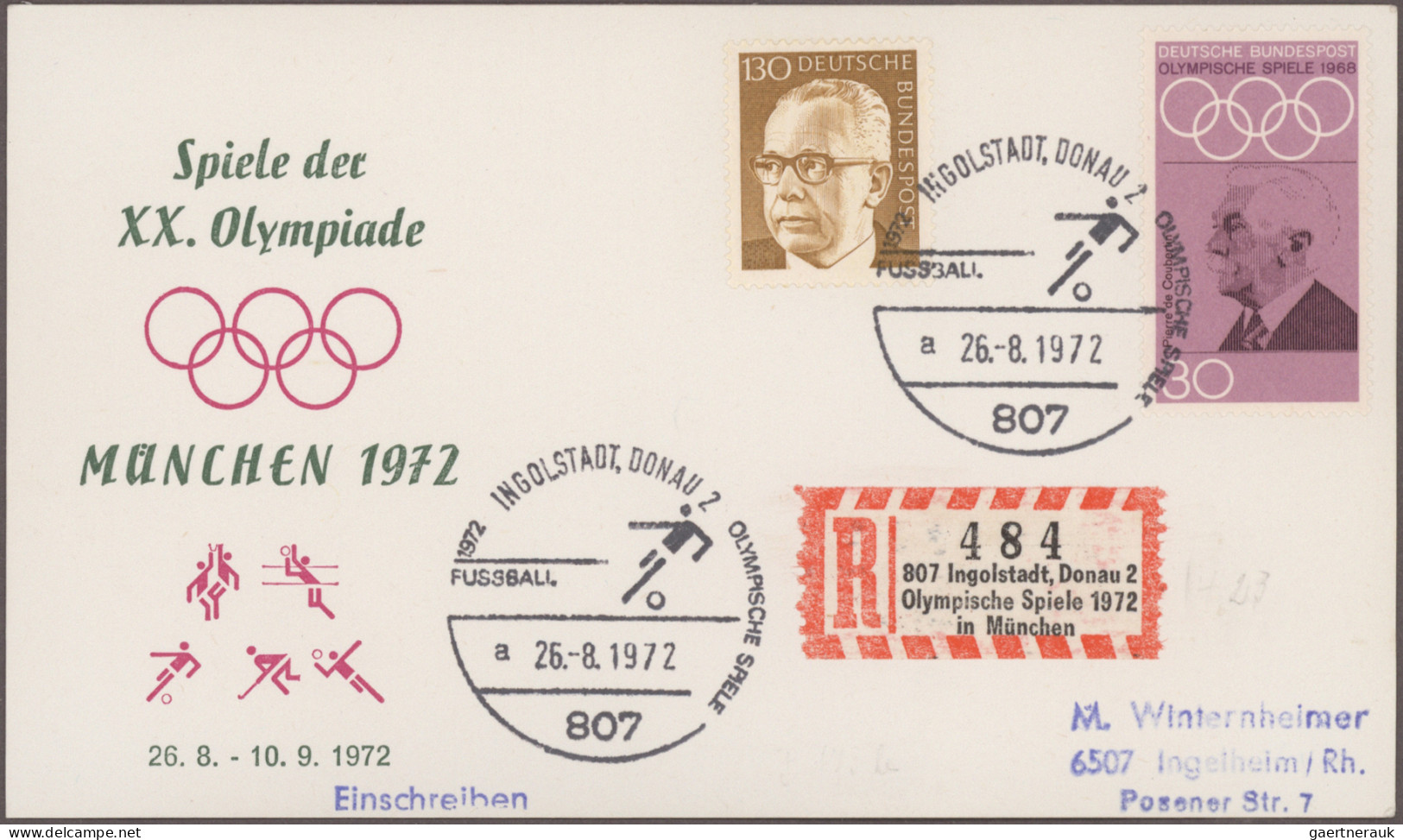 Thematics: Olympic Games: 1924/1976, "SPORTS" in general and "OLYMPIC GAMES" in