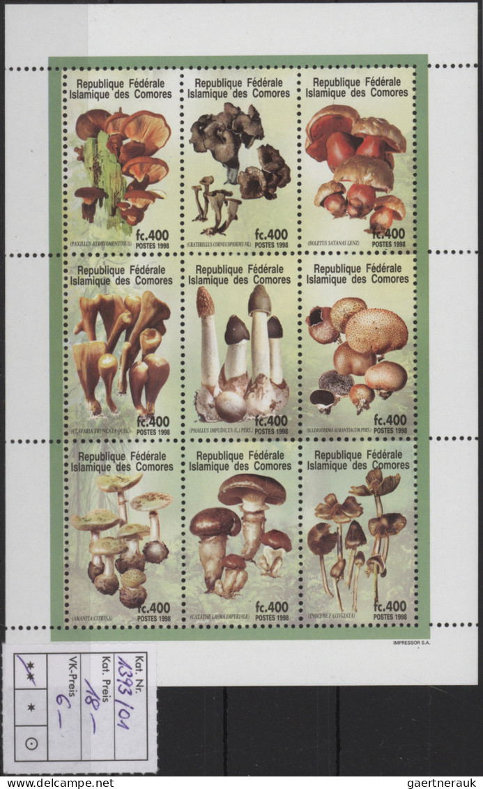 Thematics: Mushrooms: 1950/2015 (approx.), Comprehensive Accumulation With Mint - Pilze