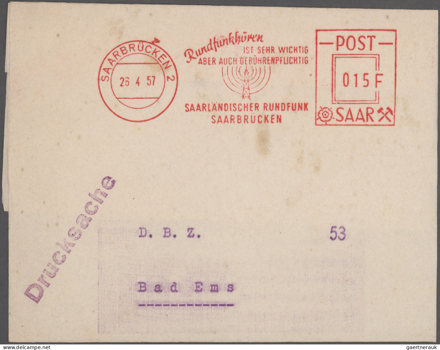 Thematics:  Postal Mecanization: 1922/1990, Postautomation Und Absenderfreistemp - Post