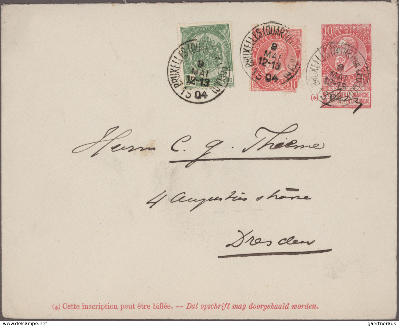 Belgium - Postal Stationery: 1876/1930 (ca.), Assortment Of Apprx. 62 Entires (u - Autres & Non Classés